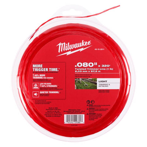 Milwaukee Trmr Ln 0.80" X 320 FT.