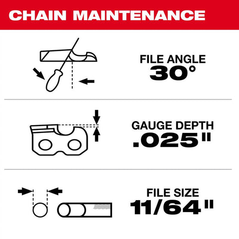 Milwaukee Gd Br/chn Cmb 043"ga 8"
