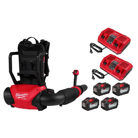Milwaukee M18 Cordless Dual Battery Backpack Blower, M18 Redlithium