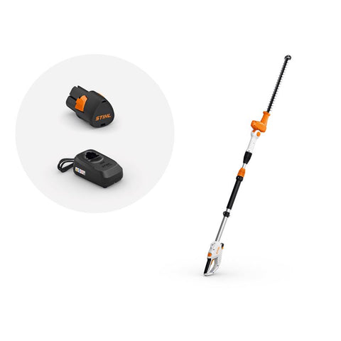 STIHL HLA 40 Battery Long-Reach Hedge Trimmer – Set with AS 2 & AL 1