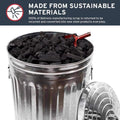 Behrens Galvanized Steel Utility Can (No Lid), 20 Gallon
