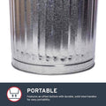 Behrens Galvanized Steel Utility Can (No Lid), 20 Gallon