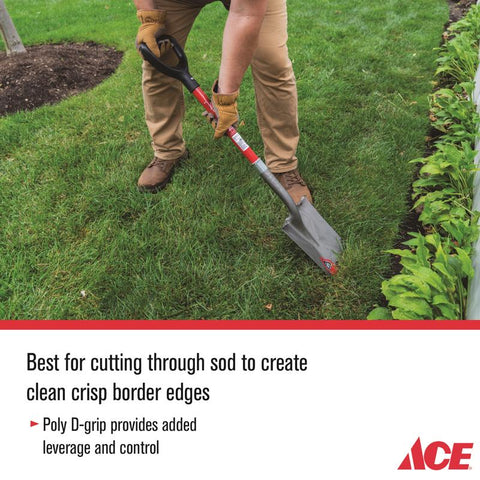 Ace Fiberglass Handle Garden Spade