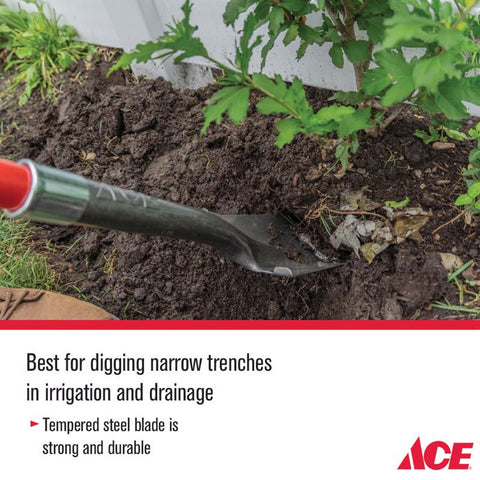Ace 16" Fiberglass Handle Drain Spade