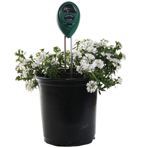 Hydrofarm 3-Way Moisture, Light & pH Meter