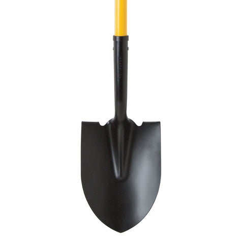 Home Plus Round Point Shovel with Fiberglass Handle, 47 IN.