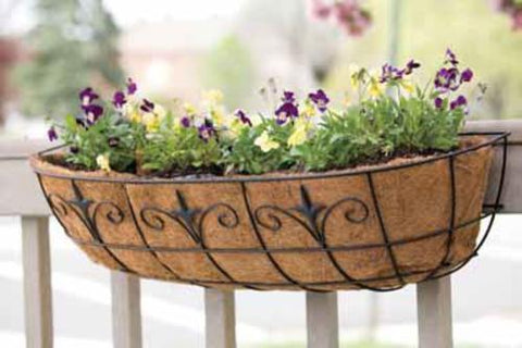 Living Accents Window Planter, 30", Black