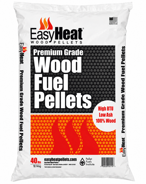 Easy Heat Wood Fuel Pellets, 40 lb