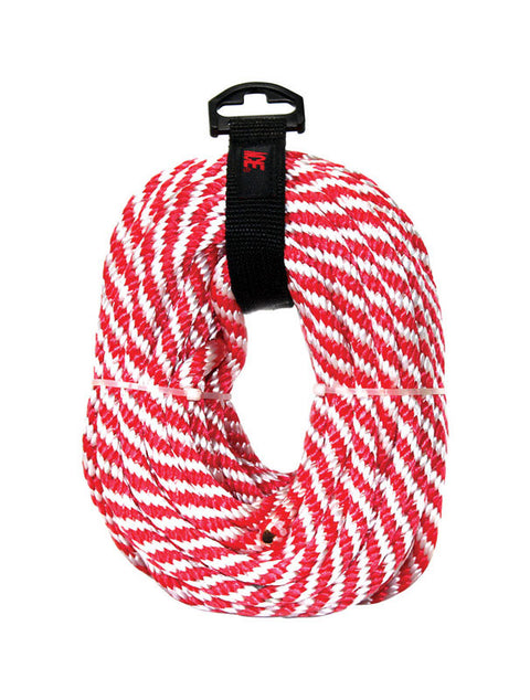 Ace Derby Rope, Red/white, 3/8" X 50'