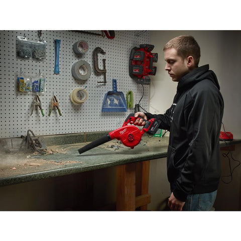Milwaukee M18 3-Speed Electronic Switch Compact Blower, 18V, 20-1/2"