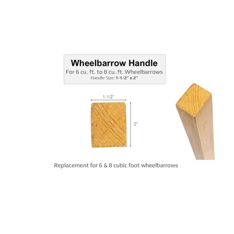 Truper Wheelbarrow Replacement Handle, 60 IN