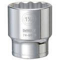 DeWalt SAE 12 Point Socket, 3/4" Drive, 1-9/16"
