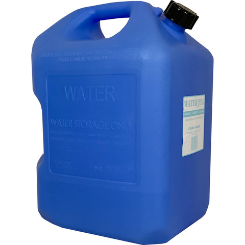 Plastic Water Container 6 GAL Blue