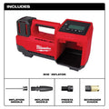 Milwaukee M18 Compact Inflator, 18 Volt