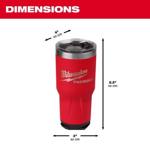 Milwaukee 30OZ RED Tumbler