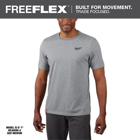 Milwaukee Hybrid Work Tee Shirt, Gray