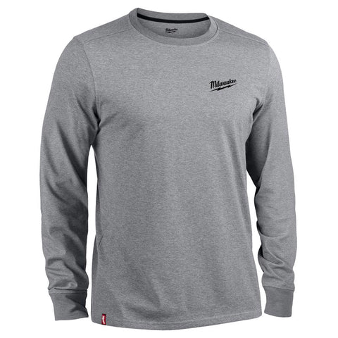 Milwaukee Hybrid Work Men's Tee Shirt, Gray