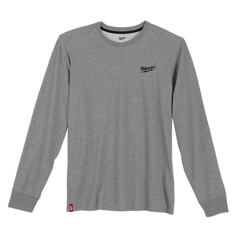 Milwaukee Hybrid Work Men's Tee Shirt, Gray