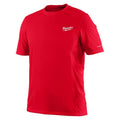 Milwaukee Lightweight Performance Tee Shirt, X-Large, Red