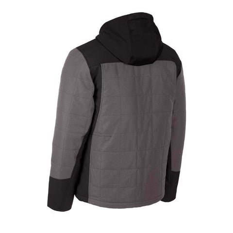 Milwaukee M12 Men's Hooded Heated Jacket Kit, XL, Gray
