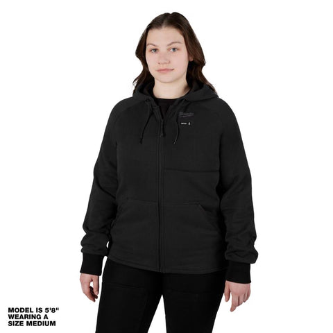 Milwaukee M12 Women's Heated Hoodie Kit, Large, Black