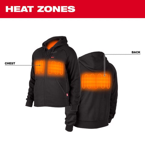 Milwaukee M12 Men's Heated Hoodie, Cotton/Polyester