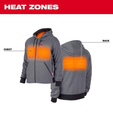 Milwaukee M12 Men's Heated Hoodie, Cotton/Polyester