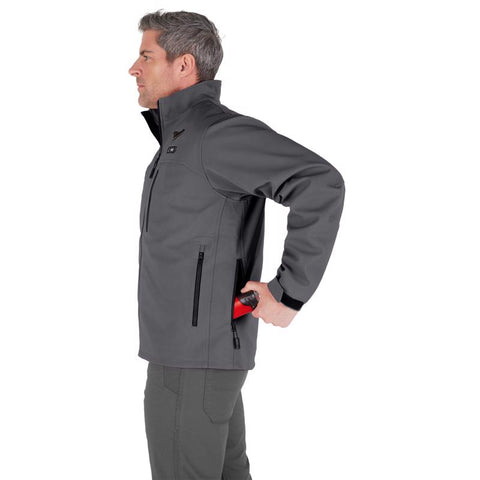 Milwaukee Htd Jckt W/crg/pr Gry L