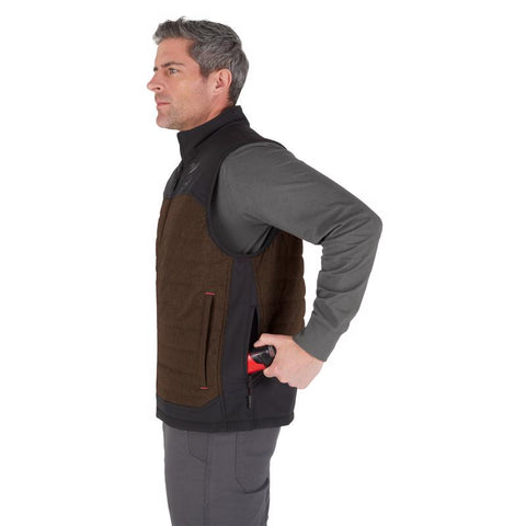 Milwaukee LG BRN Heat Vest
