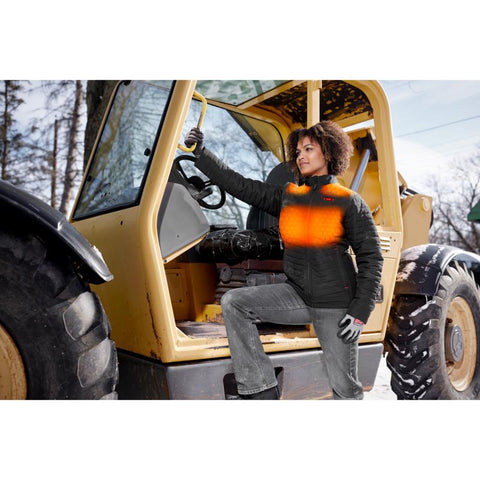 Milwaukee MED BLK WMN Heat Jacket