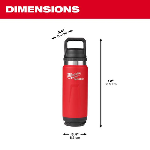Milwaukee 24OZ RED Chug Bottle
