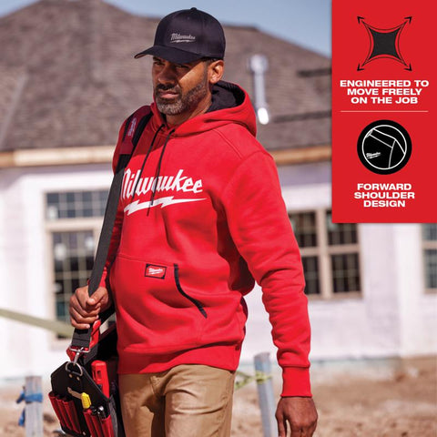 Milwaukee XL RED Pullover Hoodie