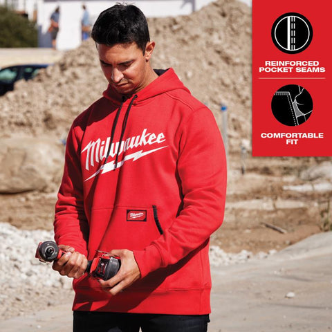 Milwaukee XL RED Pullover Hoodie