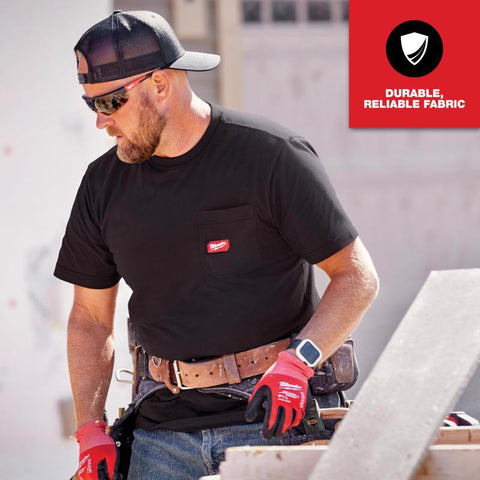 Milwaukee LG BLK SS Pock T-Shirt