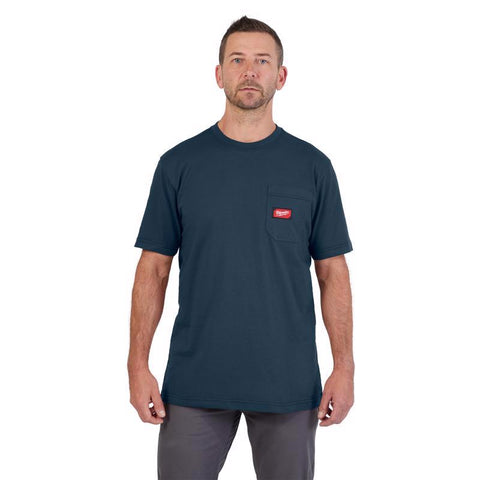 Milwaukee LG BLU SS Pock T-Shirt
