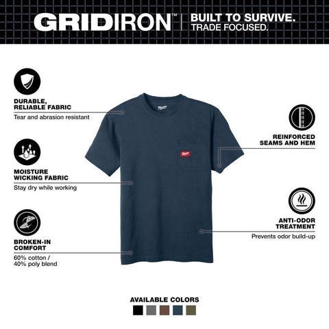 Milwaukee LG BLU SS Pock T-Shirt