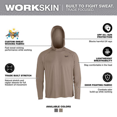 Milwaukee XL Sand LS Hoodie