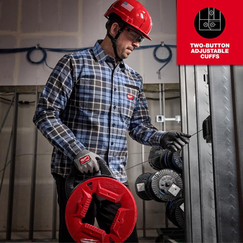 Milwaukee MED RED Flannel Shirt