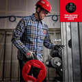 Milwaukee MED GRY Flannel Shirt