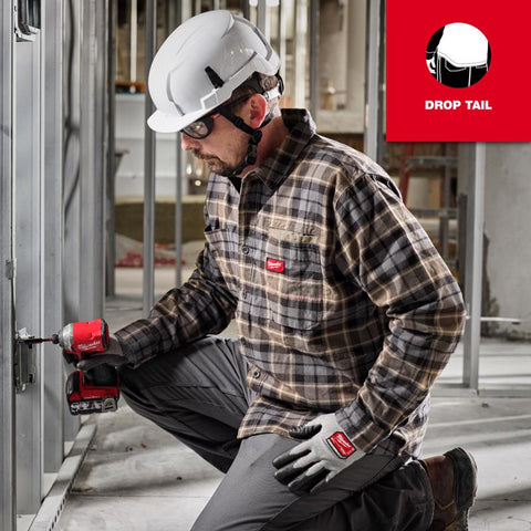 Milwaukee 2XL GRY Flannel Shirt