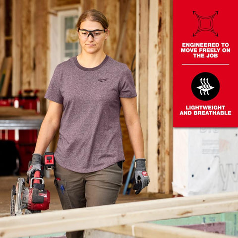 Milwaukee LG GRY SS WMN T-Shirt