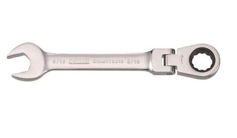 DeWalt SAE Flex Head Combination Wrench, 9/16"