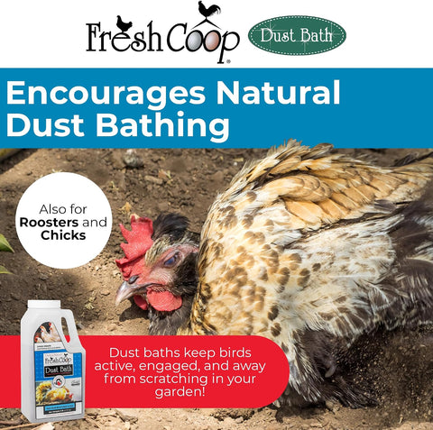 Fresh Coop Dust Bath Diatomaceous Earth, 6 lb