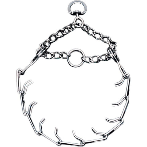 Titan Dog Prong Training Collar 4.0 MM X 22 IN Chrome