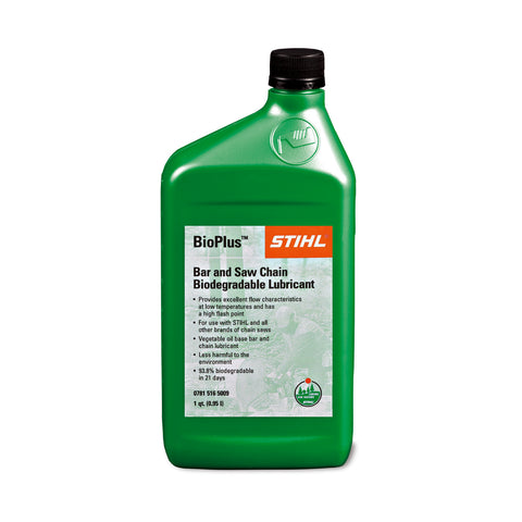 STIHL SimplePlus Bar and Chain Oil, 1 Quart, Case of 12 Bottles