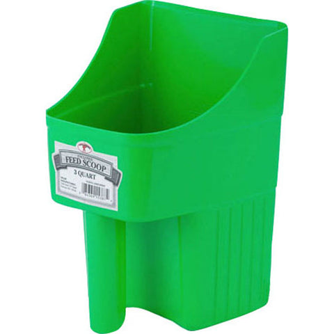 Little Giant Enclosed Feed Scoop 3 QT Lime Green