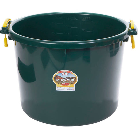 Little Giant DuraFlex Muck Tub, 70 Qt., Green