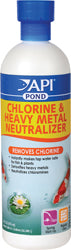 Api Pond Chlorine & Heavy Metal Neutralizer 16 OZ