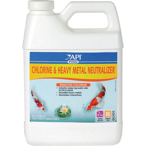 Api Pond Chlorine & Heavy Metal Neutralizer 32 OZ