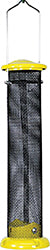 Finch Screen Tube Feeder 1 LB Cap Black/yellow